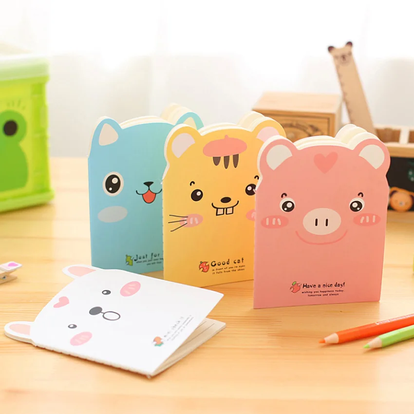

1pcs/lot Lovely Pig cartoon Notebook Pocket Notepad School Office Stationery