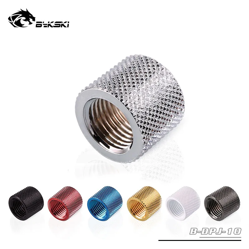 

BYKSKI G1/4'' 15mm extension Fittings Adapter Water Cooling build fittings Female to Female straight through connector ,B-DPJ-10