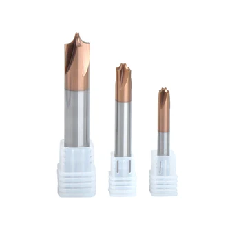 

1pcs R0.5 R0.75 R1 R2 R3 R4 R5 50L HRC55 4flutes inside concave Radius end mil Carbide steel chamfer mill countersink