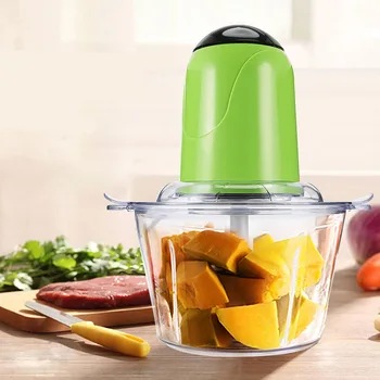 

Household 2L Electric Kitchen Chopper Shredder Food Chopper Meat Grinder Stainless Steel Electric Processor Kitchen Tool Cocina