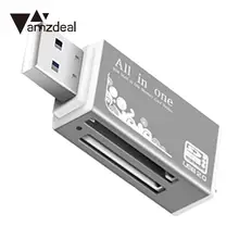 Amzdeal SD кардридер Кардридер Все в 1 мульти карта памяти ридер для Micro SD SDHC TF карта MS micro(M2) MS PR случайный цвет