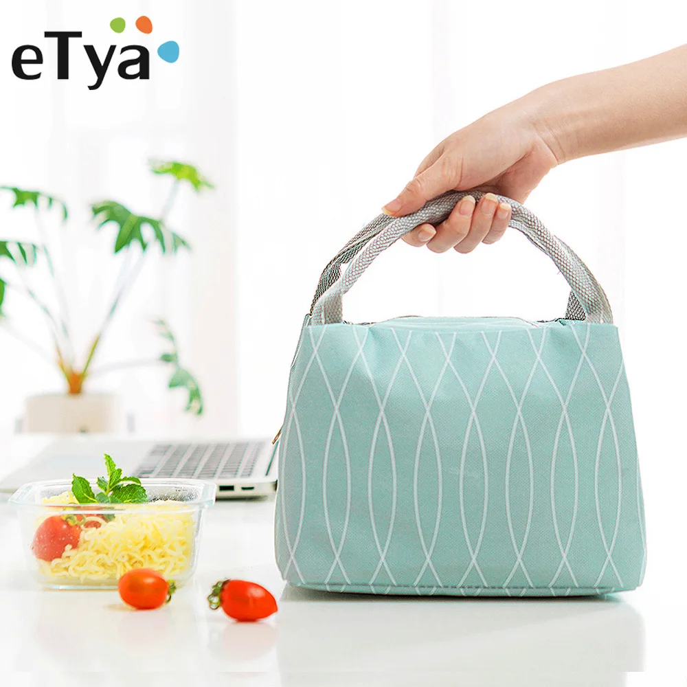 Изоляционные сумки для ланча eTya Женская портативная функциональная Термосумка