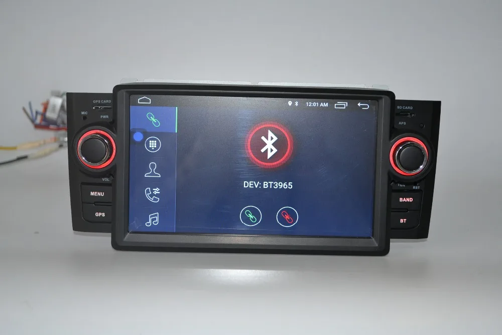 Cheap 7 inch 2 din android 9 car DVD gps navigation for fiat LINEA,radio,wifi,quad core,English,russian,french 22