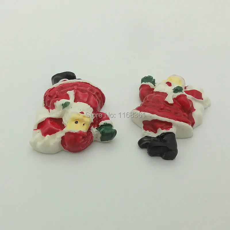 1pcs/lot resin flat back carry bag Christmas father 27mm Cabochons Hair Bow Center DIY Christmas decration C111-6