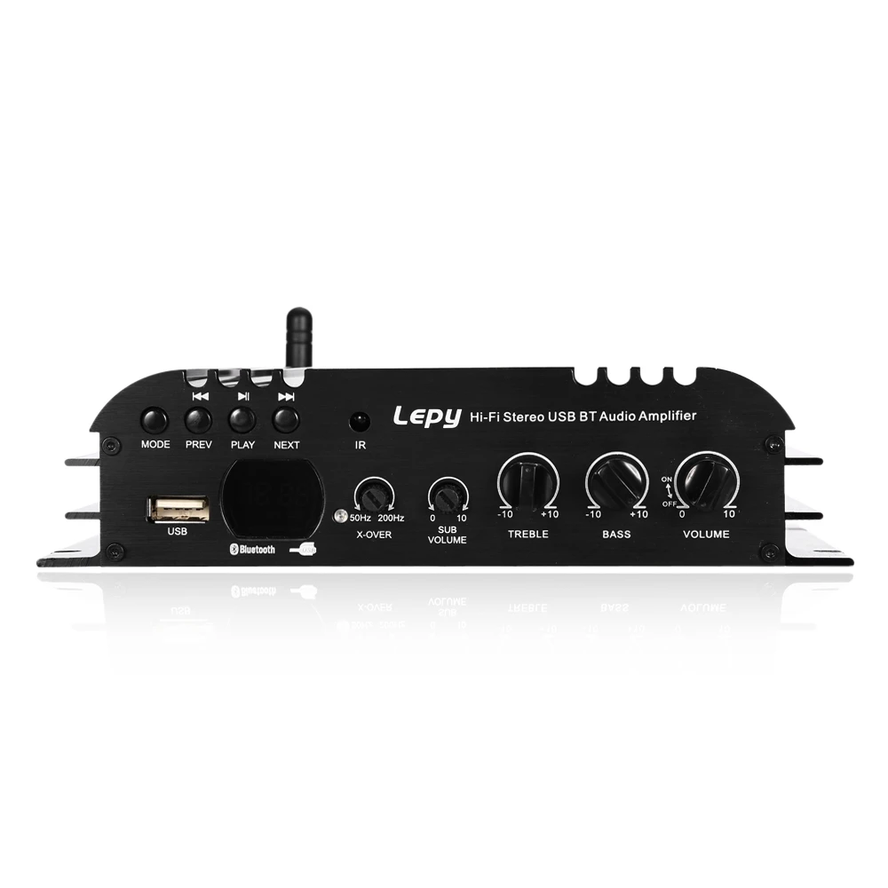 Lepy LP 168 плюс супер бас HiFi стерео аудио автомобильный усилитель с беспроводной