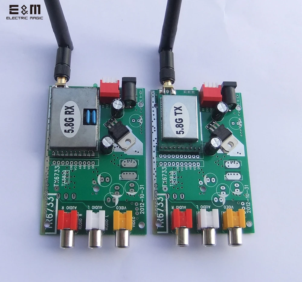 

5.8G 16CH FPV Transmitter Receiver UVC AV Video Downlink Wireless Adapter AMP GCS Collection Card