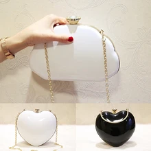 Брендовые дизайнерские красные бусины в виде сердца, бриллианты, женские вечерние сумки ручной работы, клатчи для свадебной вечеринки, женские сумочки M1348