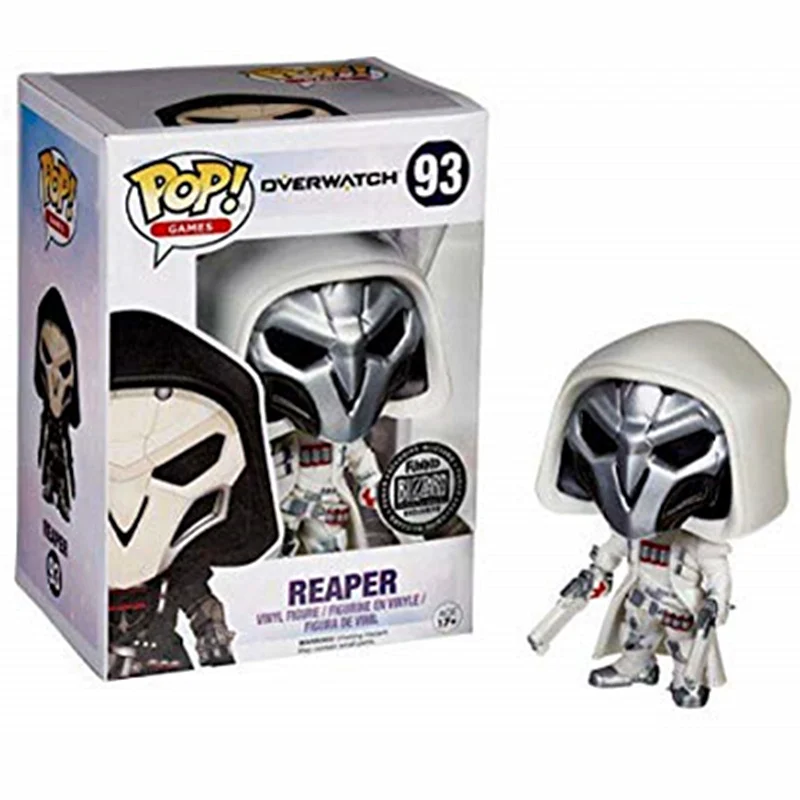 

Funko POP New Official Reaper White Exclusive Popular Game Vinyl Action Figures Collectible Model Toys For Birthday Party Gifts