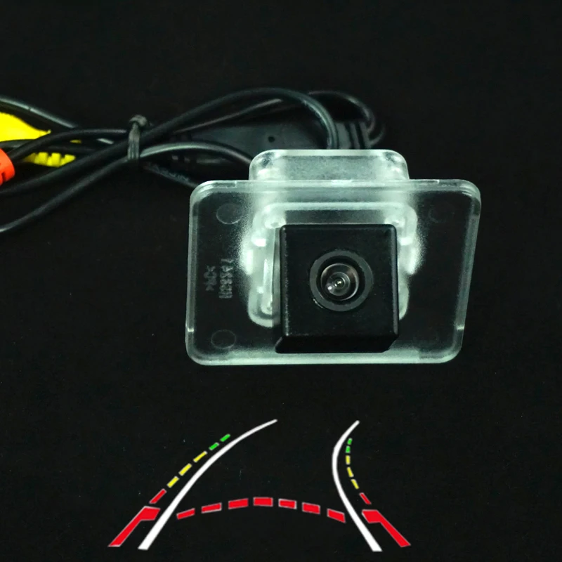 Динамические траектории стволы заднего вида парковочная камера заднего вида резервный датчик для Kia 2012 2013 K5/kia Optima - Название цвета: white track