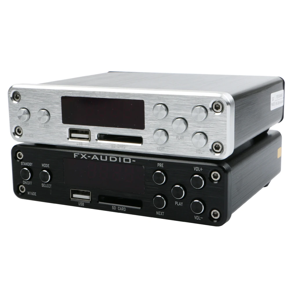 fx-аудио M-160E Bluetooth 4,0 цифровой аудио усилитель вход USB/SD/AUX/PC-USB Loseless плеер для APE/WMA/WAV/FLAC/MP3 160W* 2