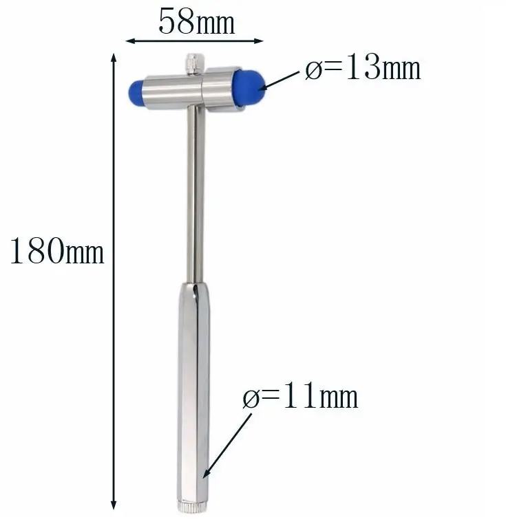 8 цветов медицинский Неврологический Молоток ударный диагностический рефлекс перкуссионный молоток