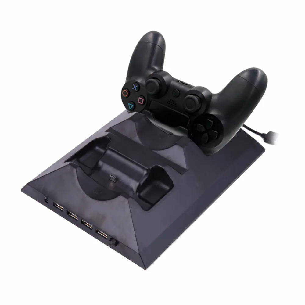 

4 USB Ports Hub Cooling Fan Cooler Charging Dock Station Base Charger For Xbox one Console Controller Gamepad Charger Dock