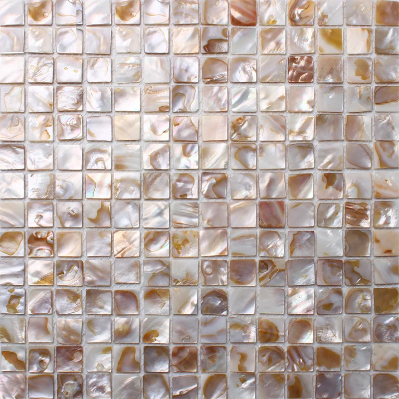 light natural shell mosaic tile mother of pearl