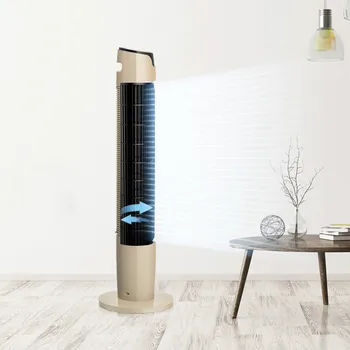 

Electric Leafless Floor Fan Tower Fan Household Silent Desktop Vertical Remote Control Rotating Fan Portable Air Conditioner