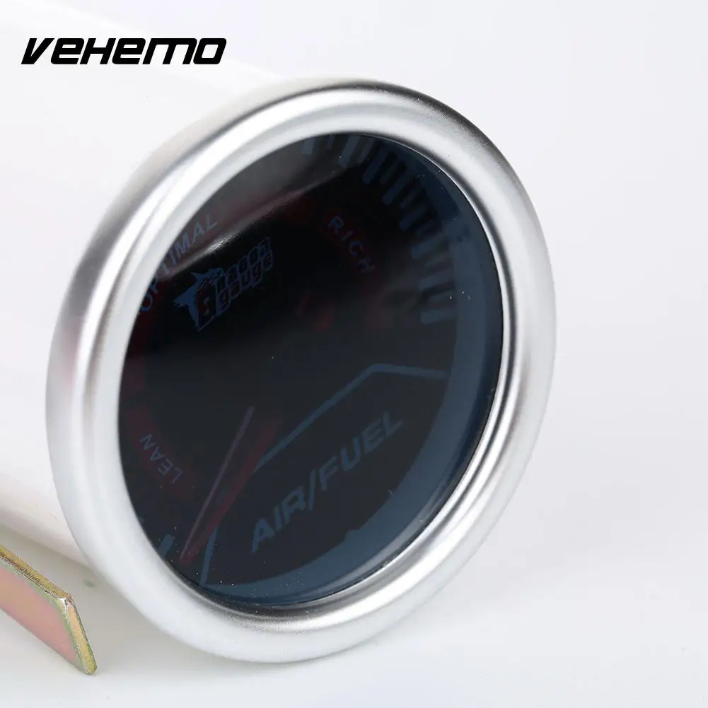 

Vehemo Red Pointer Truck Air-Fuel Ratio Gauge SUV Motormeter Universal Modified Instrument Instrument Panel