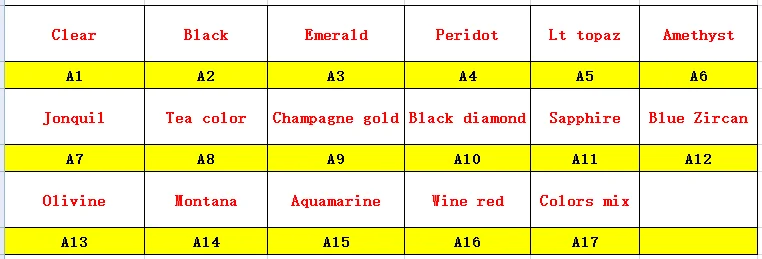 Oval gold claw A1-A17