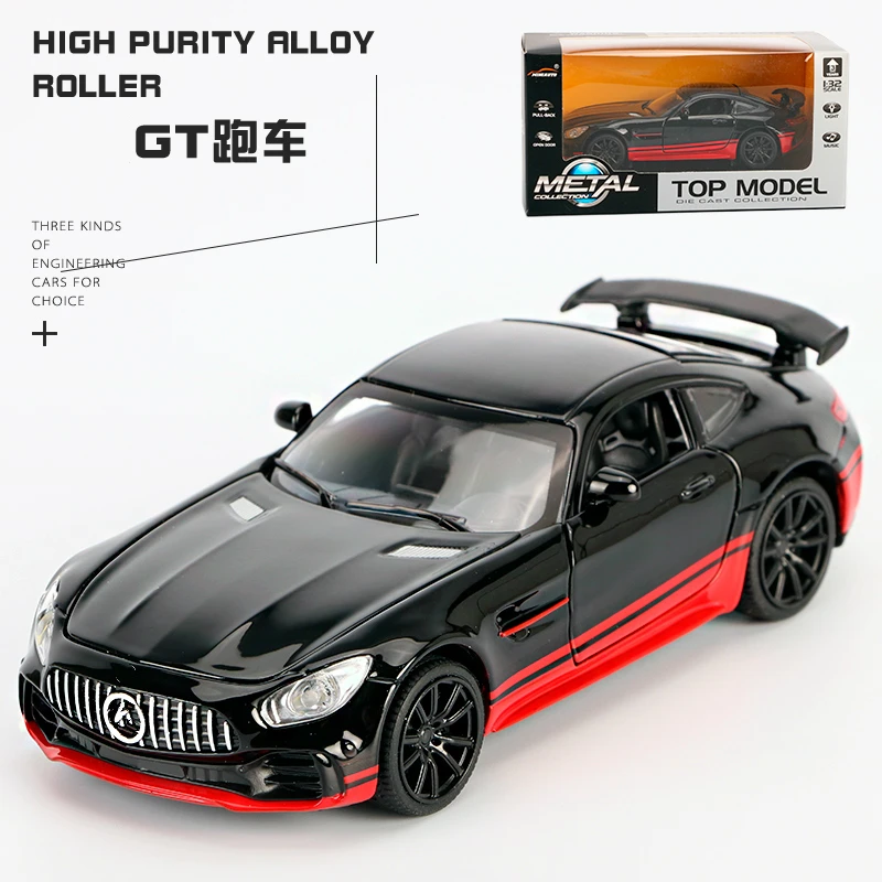 1:32 GT Модель автомобиля из сплава детская игрушка для модель спортивного форма