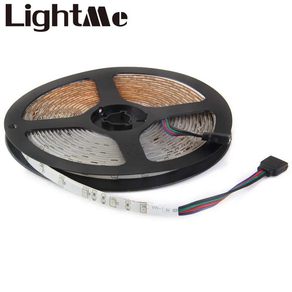 5m 24W 300 SMD 3528 LEDs RGB Ribbon Light IP65 Water Resistant Strip