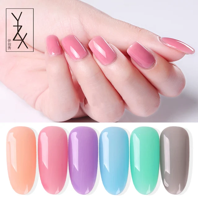 Yizhixiu 1pcs 10ml Ice Transparent Pure Colord Soak Off Uv Gel Nail Polish Varnish Lacquer Diy Manicure Girl Factory Supply Nail Gel Aliexpress