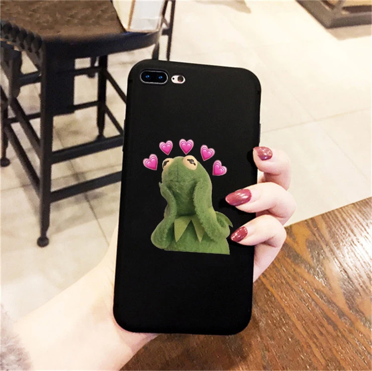 Kermit Meme Мягкий силиконовый чехол для телефона для iphone 6/6 S, 6 Plus/6 S Plus, 7/8, 7 Plus/8 Plus, X, XS, XR, XSMax 11pro - Цвет: HSR-22038