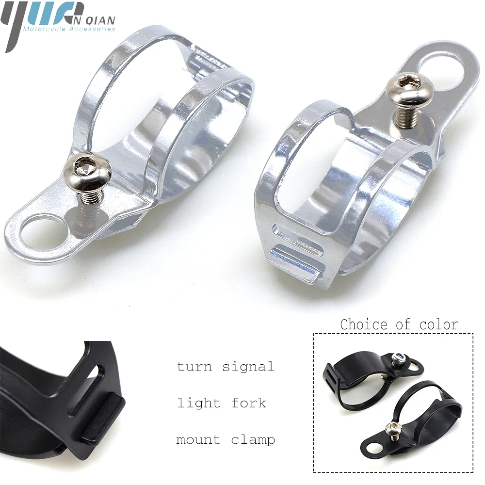 

Universal 30-45mm Motorcycle Turn Signal Light Fork Clamps Mount Holder Support Bracket Motorcycle Modification Accessories