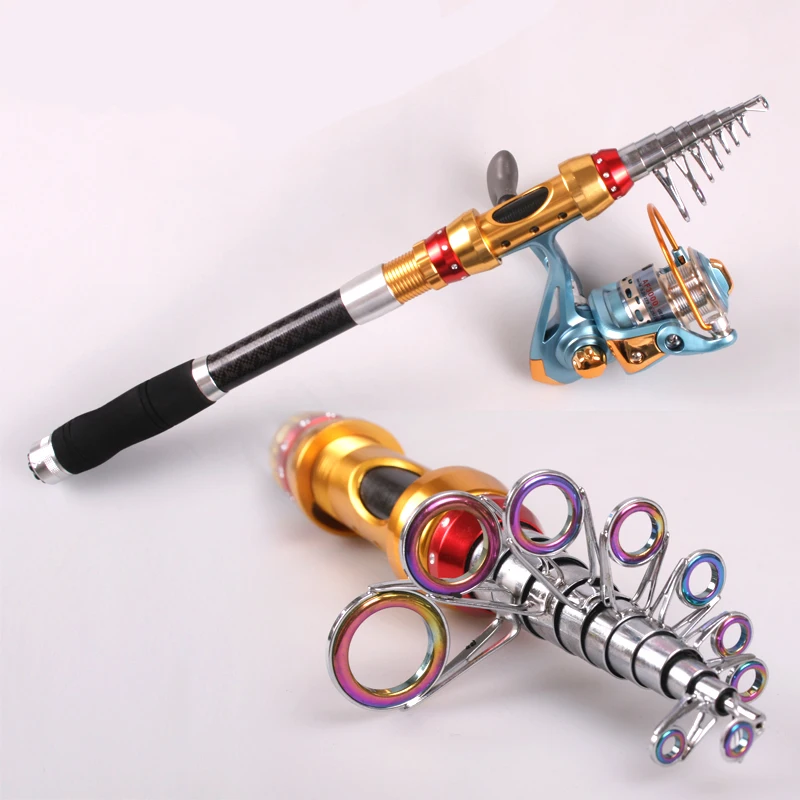 Free shipping 1.8 2.1 2.4 2.7 3.0 3.6m carbon telescopic Fishing Rod Combo Casting fishing Rod with spinning Reel Set pcase Free shipping 1.8 2.1 2.4 2.7 3.0 3.6m carbon telescopic Fishing Rod Combo Casting fishing Rod with spinning Reel Set pcase