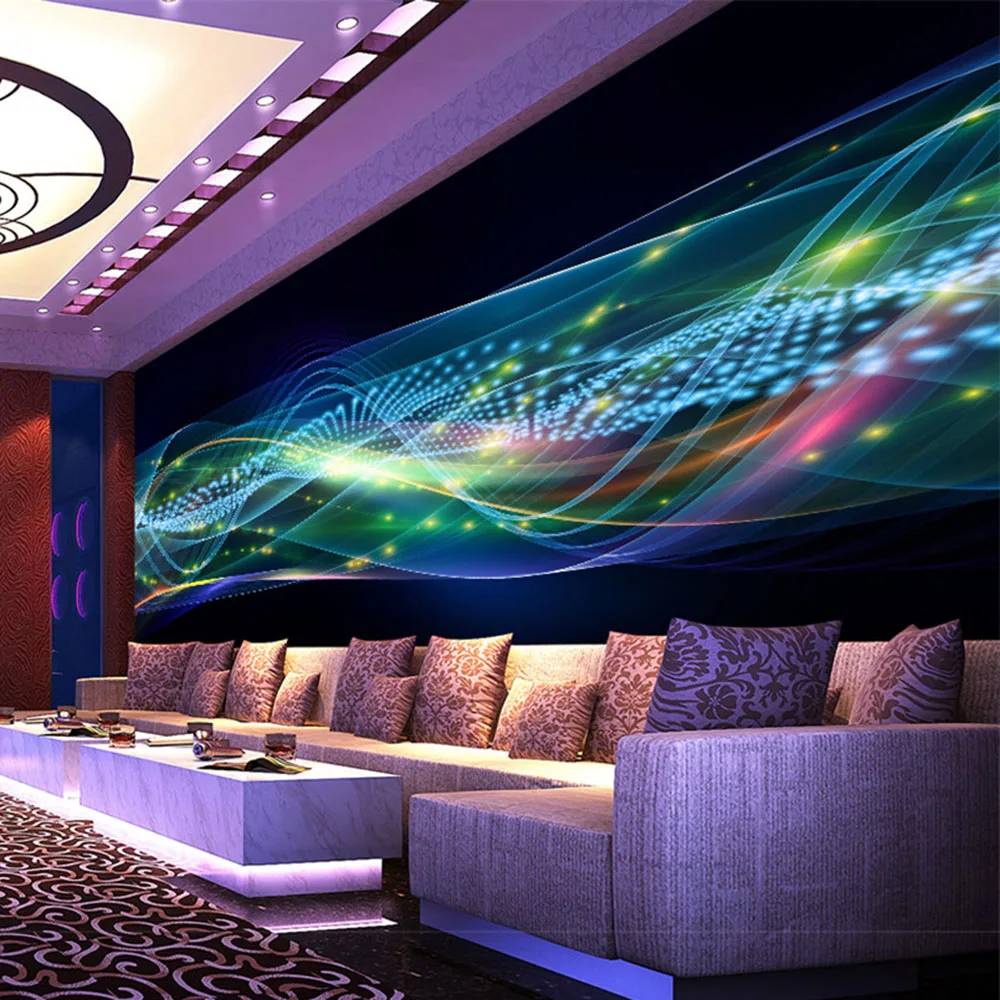 3D Murals Custom Wallpaper For Walls DIY Modern Art Dream dynamic lines