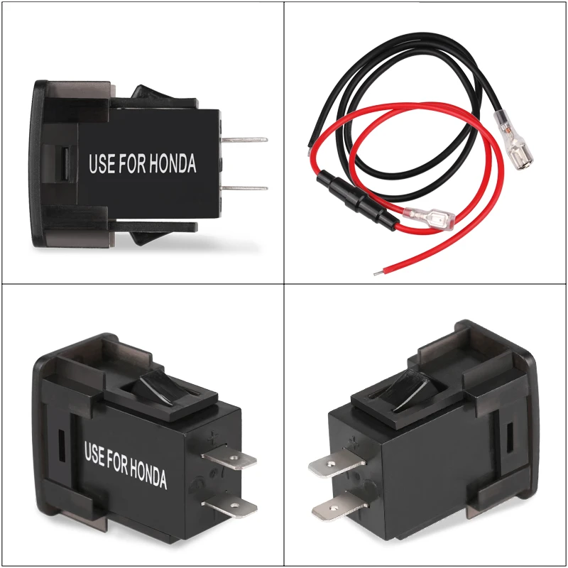 4.2a المزدوجة usb شاحن سيارة مع أرقام شاحن الهاتف المحمول شاحن المقبس السيارات الفولتميتر موقع مواقف السيارات لهوندا