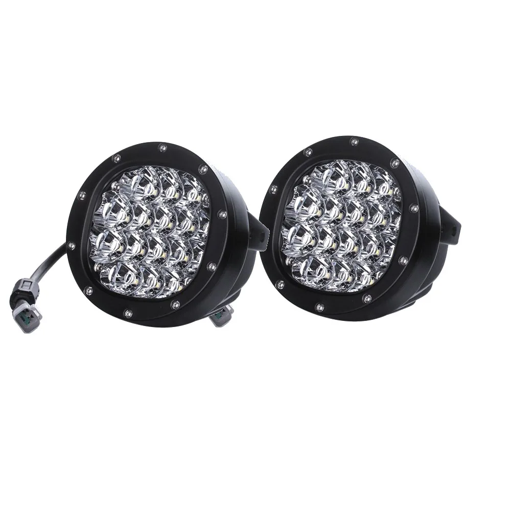 

80W Spot LED Work Light Round Off Road Fog Driving Lights Sturdy for 4x4 Jeep Roof Bumper ATV UTV Truck Pickup Motorcycle Boat