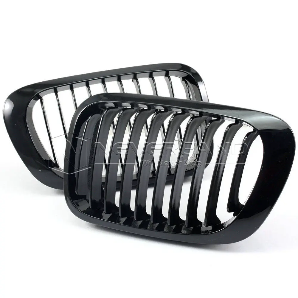 

Gloss Black ABS Front Kidney Grille Racing Grills For BMW E46 2D Sedan 320i 323i 325i 328i 330i 1998-2001
