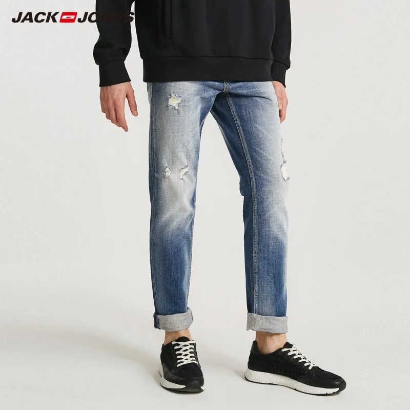 JackJones мужские рваные джинсы 218332555 | Мужская одежда