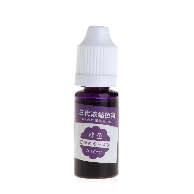 

DIY Pigment Epoxy Resin Tools Handmade Jewelry Making Pendant High Concentration 10ml 15 Colors Liquid Quick Spread Accessories