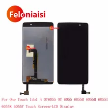 Хорошее 5,2 «для Alcatel Idol 4 OT6055 OT 6055 6055B 6055 H 6055I 6055 К ЖК Дисплей с Сенсорный экран планшета панель сборки выполните