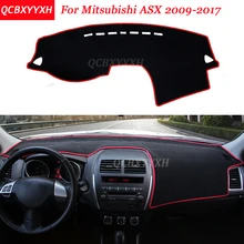 Автомобильный Стайлинг приборной панели Избегайте световой коврик полиэстер для Mitsubishi ASX 2009- Инструмент крышка платформы защитные коврики