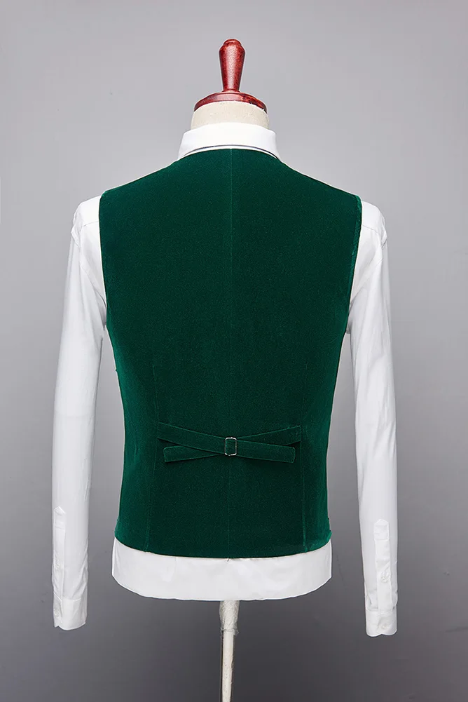Mens-Dark-green-Slim-Fit-Peaked-Lapel-3-Piece-Suit-Groom-Formal-Business-Tuxedos-Wedding-Men (3)