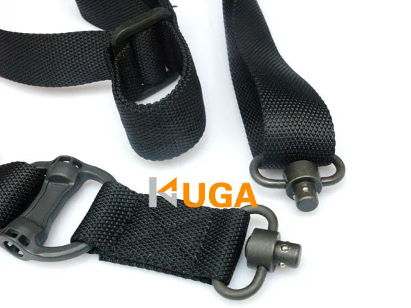Airsoft Hunting M4 Nylon Quick Detach Mission System Elastic Strap Bunge Snap Hook Sling Guns Shooting Safety rope Black | Спорт и