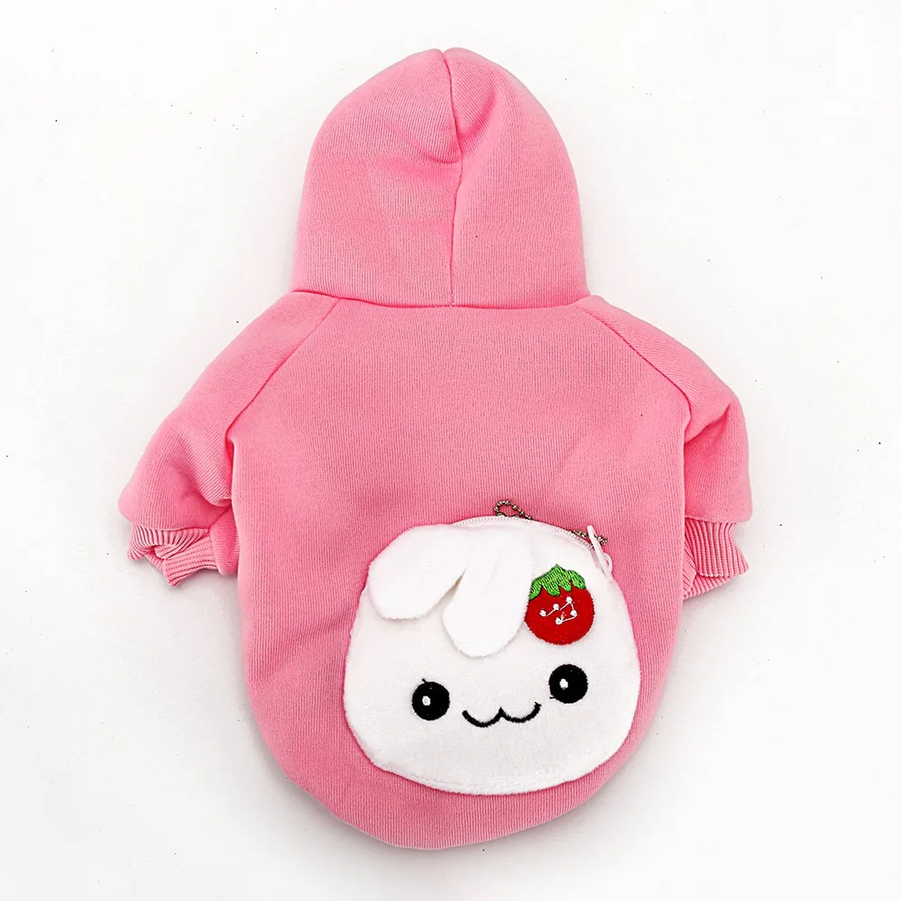 Cute Dog Hoodies Cat Jumpsuit Pet Clothes Outfit Puppy Hoodie Fall Winter Stitch Clothing Small Medium Dogs Warm Hoodies GGA0091 (16)