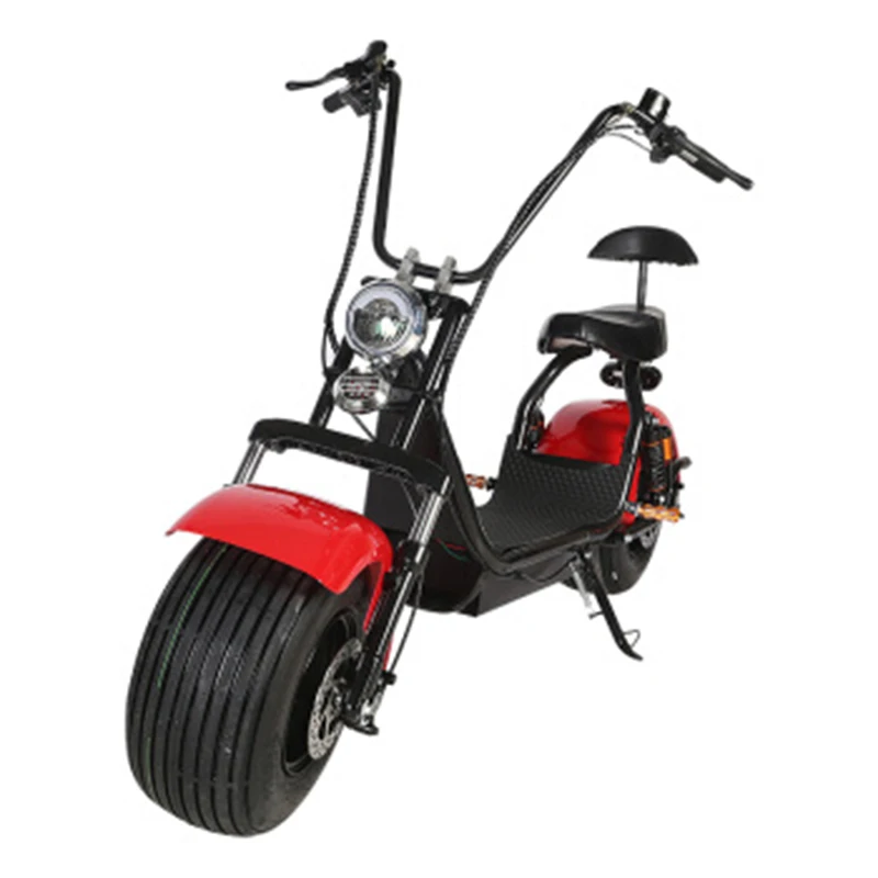 Excellent 1000W Adult Electric motorcycle Electric scooter Citycoco 60v20a Lithium battery Hydraulic damping Electric bicycle Motorcycles 4