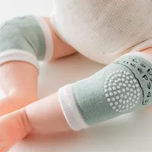 6 пар, милые, для детей ясельного возраста, для младенцев, для безопасности Ползания, налокотники, подушка для колена, хлопковые, противоскользящие, наколенники, защитные аксессуары, Jly15