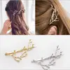 2022 Elegant Metal Tree Branch Hairpins Hair Clips for Women barrettes Female Headwear Alloy Hair Accessories Hair Clip New ► Photo 3/6