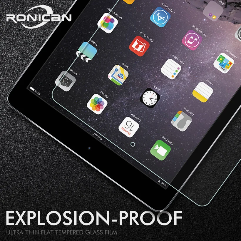 Закаленное стекло для Apple iPad 9 7 дюймов 2018 2017 Pro 10 5 11 Air 2 Mini 1 3 4 защитная пленка