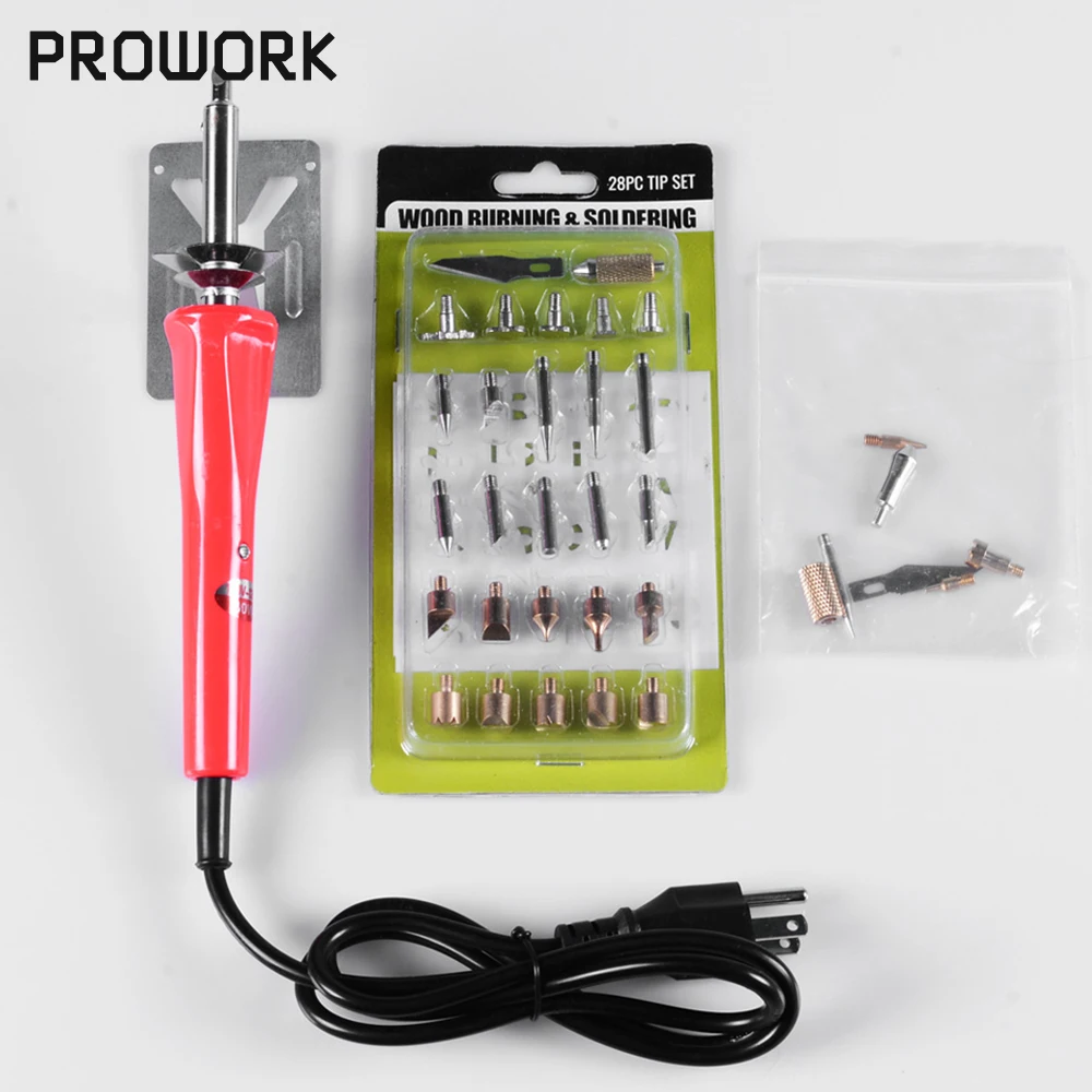 US Plug Customized Wood Burning Carving Power Tool Wood Soldering Pen