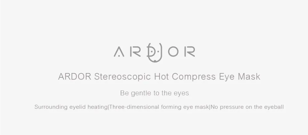 Xiaomi Mijia Ardor 3D стереоскопический горячий компресс Маска Для Глаз объемный нагрев снимает усталость usb type-C Питание для работы и учебы отдых