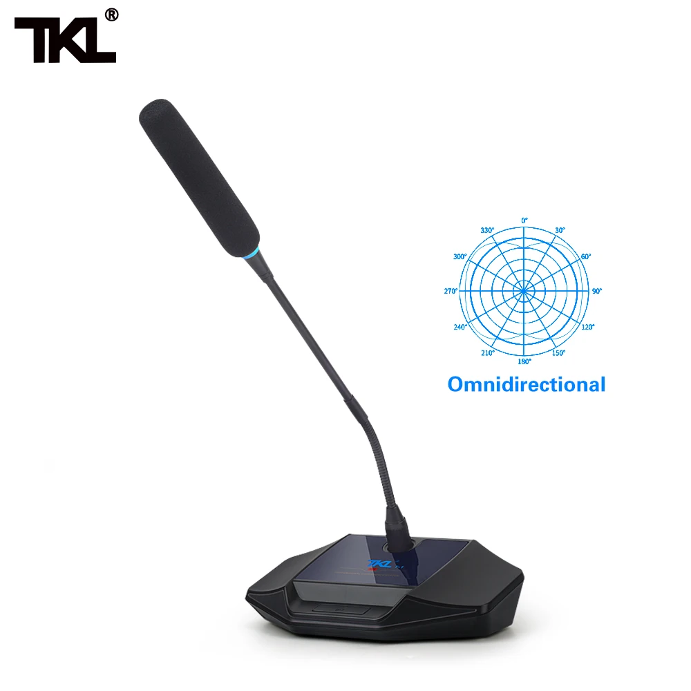 

TKL T1 Gooseneck Conference Wire Microphone Omnidirectional Meeting Systme Condenser Microphone Use For Speech Recording