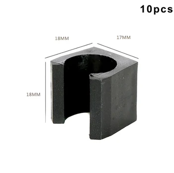 

High 10 Pcs Billiards Cue Rack Pool Stick Holder Clamp Wall Mount Hanger Clip DOG88