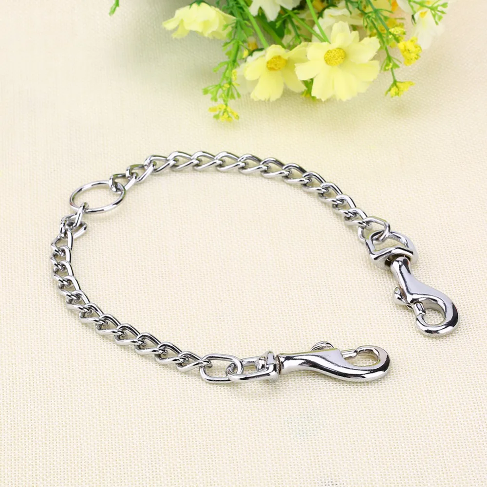 

High Quality Hot Metal Double Dog Chain Coupler Twin Lead 2 Way Pet Chain Collar Walking Leash Safety For Small Breeds & Puppy