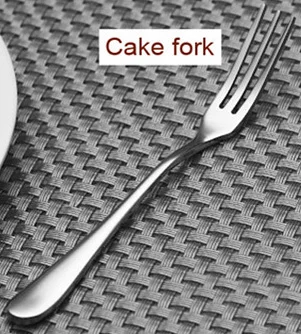 88-3 серии, столовая посуда, нож для стейка, вилка, домашняя посуда, нож, вилка, ложка из трех частей, высококлассный Западный нож, вилка из двух частей - Цвет: Cake fork