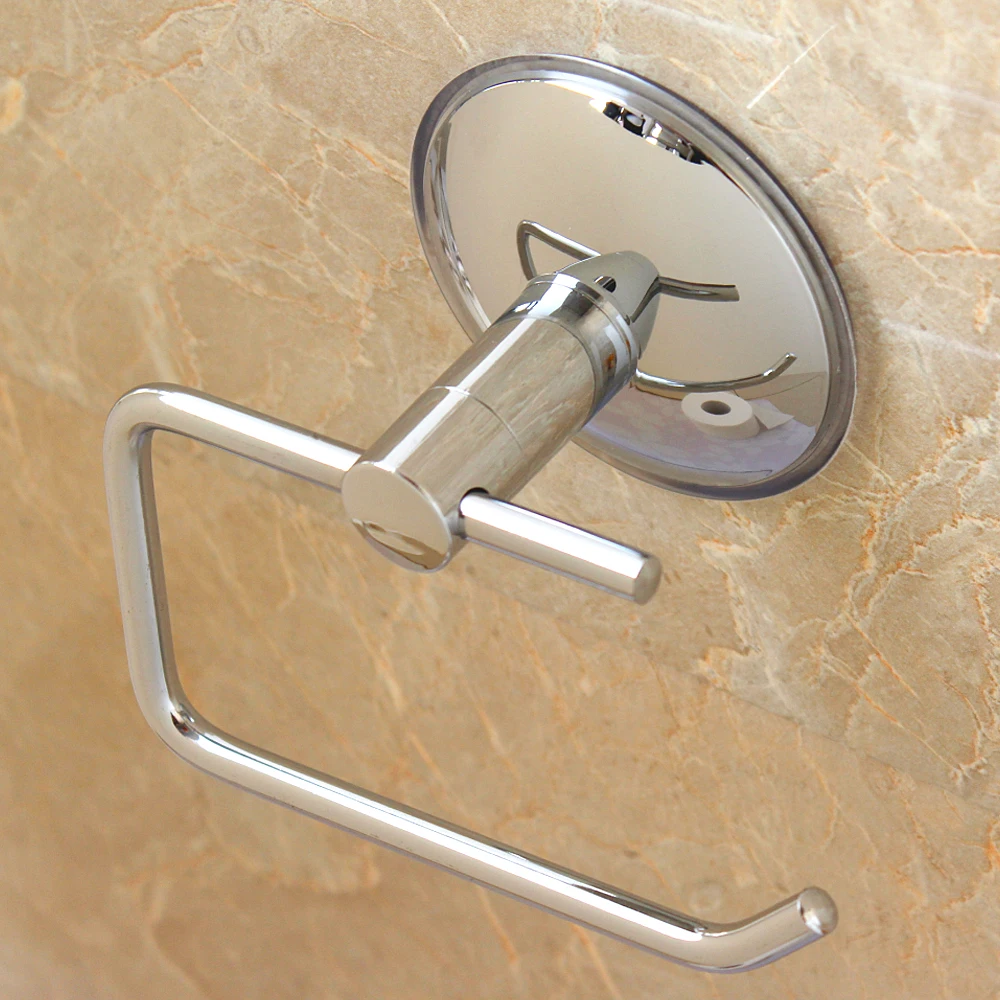 

Wall Mounted Toilet Roll Holder Paper Rack Tissue Stainless Steel Holder for Bathroom Kitchen Silver 1pcs