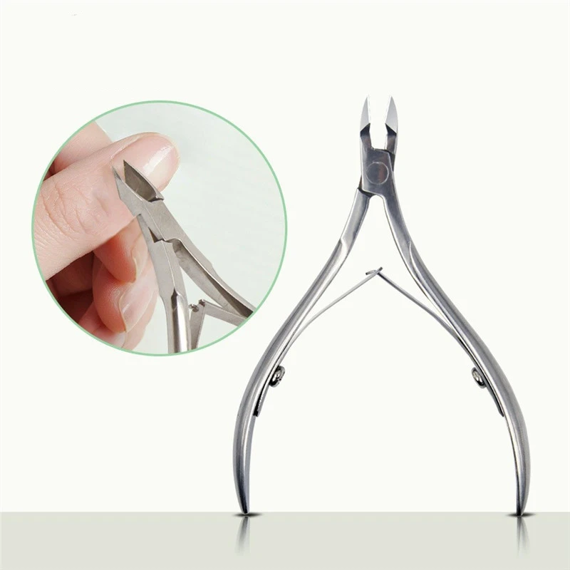 

1x Stainless Steel Nail Clipper Silver Sharp Manicure Scissors Finger Toe Cuticle Scissors Cuticle Nipppr Trimmer Nail Art Tools