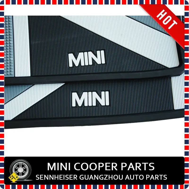 Абсолютно резиновый материал все черный Юнион Джек Стиль коврик для ног левый/правый руль Mini Cooper Countryman S R60